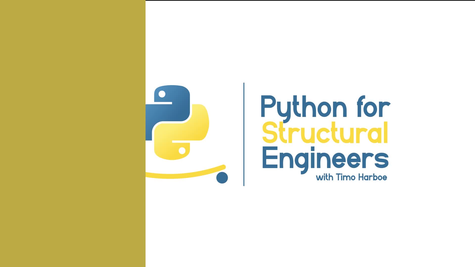 Organization - Python for Structural Engineers